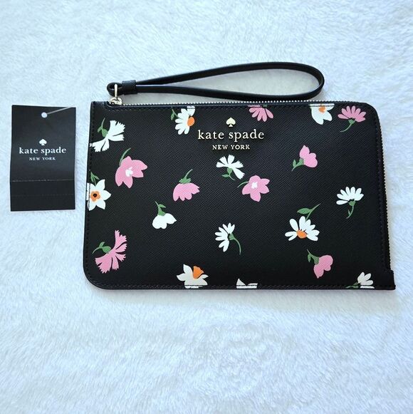kate spade Handbags - ✨️HP 2X✨️ Kate Spade♠️ Medium "Cameron" L-Zip Wristlet - NWT